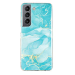 Custodia per cellulare in TPU con motivo in marmo IMD, For Samsung Galaxy S22+ 5G, For Samsung Galaxy S22 Ultra 5G, For Samsung Galaxy S21 5G, For Samsung Galaxy S21+ 5G