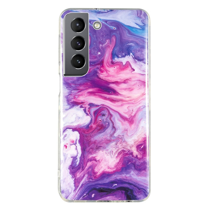 Custodia per cellulare in TPU con motivo in marmo IMD, For Samsung Galaxy S22+ 5G, For Samsung Galaxy S22 Ultra 5G, For Samsung Galaxy S21 5G, For Samsung Galaxy S21+ 5G
