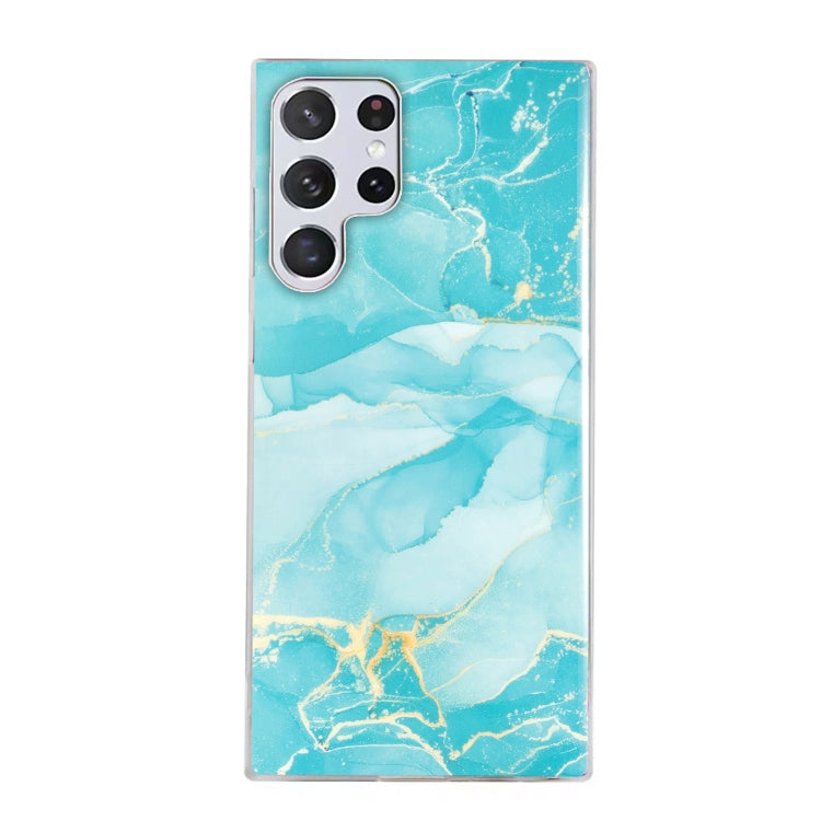 Custodia per cellulare in TPU con motivo in marmo IMD, For Samsung Galaxy S22+ 5G, For Samsung Galaxy S22 Ultra 5G, For Samsung Galaxy S21 5G, For Samsung Galaxy S21+ 5G