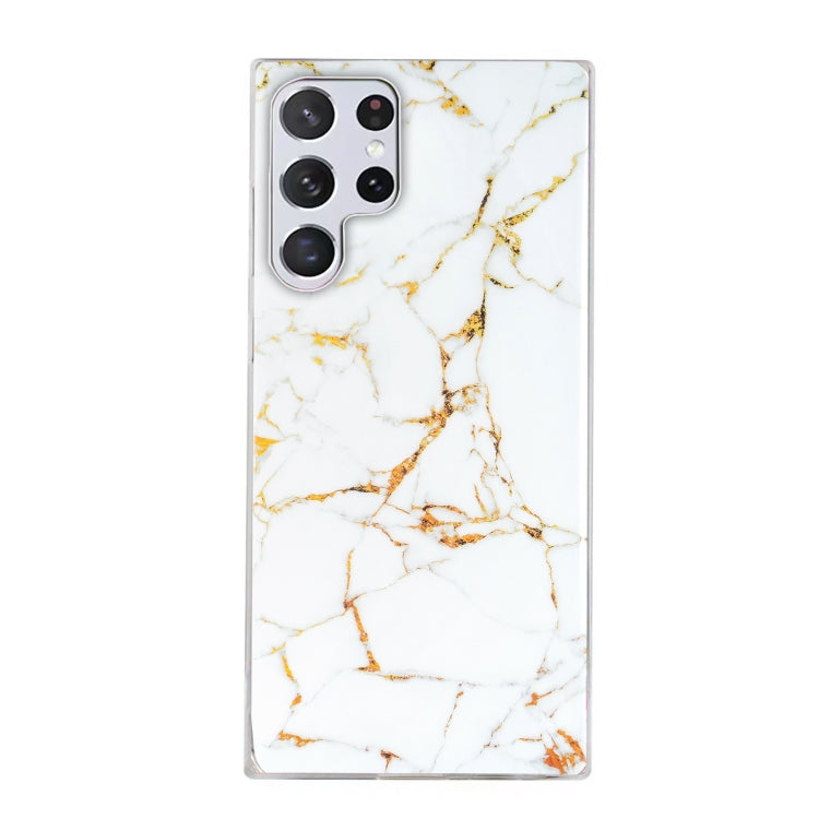 Custodia per cellulare in TPU con motivo in marmo IMD, For Samsung Galaxy S22+ 5G, For Samsung Galaxy S22 Ultra 5G, For Samsung Galaxy S21 5G, For Samsung Galaxy S21+ 5G