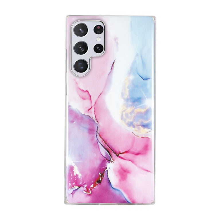 Custodia per cellulare in TPU con motivo in marmo IMD, For Samsung Galaxy S22+ 5G, For Samsung Galaxy S22 Ultra 5G, For Samsung Galaxy S21 5G, For Samsung Galaxy S21+ 5G