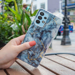 Custodia per cellulare in TPU con motivo in marmo IMD, For Samsung Galaxy A32 5G, For Samsung Galaxy A33 5G, For Samsung Galaxy A40, For Samsung Galaxy A50