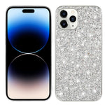 Custodia per telefono in TPU con polvere glitterata, For iPhone 14, For iPhone 14 Plus, For iPhone 14 Pro, For iPhone 14 Pro Max