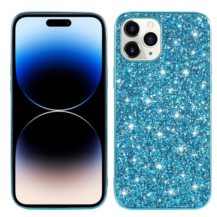 Custodia per telefono in TPU con polvere glitterata, For iPhone 14, For iPhone 14 Plus, For iPhone 14 Pro, For iPhone 14 Pro Max