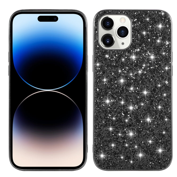 Custodia per telefono in TPU con polvere glitterata, For iPhone 14, For iPhone 14 Plus, For iPhone 14 Pro, For iPhone 14 Pro Max