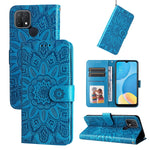 Custodia per telefono in pelle di girasole goffrata, For OPPO A7 / A5s, For OPPO A9 / A5 2020, For OPPO A15 / A16K / A16e, For OPPO A52 / A72 / A92
