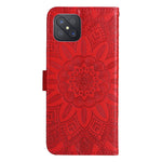 Custodia per telefono in pelle di girasole goffrata, For OPPO A92s / Reno4 Z / A53 5G, For OPPO A74 5G / A54 5G, For OPPO A94 4G / F19 Pro / Reno5 F, For OPPO A94 5G / A95 5G / F19 Pro+