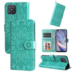 Custodia per telefono in pelle di girasole goffrata, For OPPO A92s / Reno4 Z / A53 5G, For OPPO A74 5G / A54 5G, For OPPO A94 4G / F19 Pro / Reno5 F, For OPPO A94 5G / A95 5G / F19 Pro+