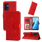 Custodia per telefono in pelle di girasole goffrata, For OPPO Find X5 Lite / Reno7 5G Global, For OPPO Find X5, For OPPO Find X5 Pro, For OPPO Realme 8 4G / 8 Pro