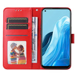 Custodia per telefono in pelle di girasole goffrata, For OPPO Find X5 Lite / Reno7 5G Global, For OPPO Find X5, For OPPO Find X5 Pro, For OPPO Realme 8 4G / 8 Pro
