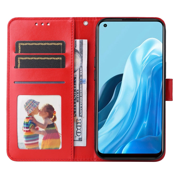 Custodia per telefono in pelle di girasole goffrata, For OPPO Find X5 Lite / Reno7 5G Global, For OPPO Find X5, For OPPO Find X5 Pro, For OPPO Realme 8 4G / 8 Pro