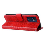 Custodia per telefono in pelle di girasole goffrata, For OPPO Find X5 Lite / Reno7 5G Global, For OPPO Find X5, For OPPO Find X5 Pro, For OPPO Realme 8 4G / 8 Pro
