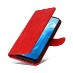 Custodia per telefono in pelle di girasole goffrata, For OPPO Find X5 Lite / Reno7 5G Global, For OPPO Find X5, For OPPO Find X5 Pro, For OPPO Realme 8 4G / 8 Pro