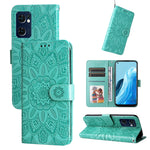 Custodia per telefono in pelle di girasole goffrata, For OPPO Find X5 Lite / Reno7 5G Global, For OPPO Find X5, For OPPO Find X5 Pro, For OPPO Realme 8 4G / 8 Pro
