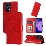 Custodia per telefono in pelle di girasole goffrata, For OPPO Find X5 Lite / Reno7 5G Global, For OPPO Find X5, For OPPO Find X5 Pro, For OPPO Realme 8 4G / 8 Pro