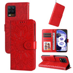 Custodia per telefono in pelle di girasole goffrata, For OPPO Find X5 Lite / Reno7 5G Global, For OPPO Find X5, For OPPO Find X5 Pro, For OPPO Realme 8 4G / 8 Pro