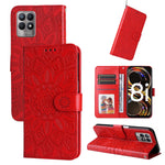 Custodia per telefono in pelle di girasole goffrata, For OPPO Realme 8i / Narzo 50 4G, For OPPO Realme 9 Pro / 9 5G, For OPPO Realme C11 2021 / C20, For OPPO Realme C15 / C12 / C25