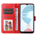 Custodia per telefono in pelle di girasole goffrata, For OPPO Realme C21 / C21Y, For OPPO Realme C31, For OPPO Realme C35 4G / Narzo 50A Prime, For OPPO Realme GT Neo2