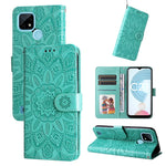 Custodia per telefono in pelle di girasole goffrata, For OPPO Realme C21 / C21Y, For OPPO Realme C31, For OPPO Realme C35 4G / Narzo 50A Prime, For OPPO Realme GT Neo2