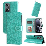 Custodia per telefono in pelle di girasole goffrata, For OPPO Realme C21 / C21Y, For OPPO Realme C31, For OPPO Realme C35 4G / Narzo 50A Prime, For OPPO Realme GT Neo2