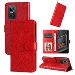 Custodia per telefono in pelle di girasole goffrata, For OPPO Realme GT Neo3, For OPPO Realme 9i / A36 4G / A76 4G, For OPPO Reno7 4G / F21 Pro, For OPPO Reno7 Pro 5G
