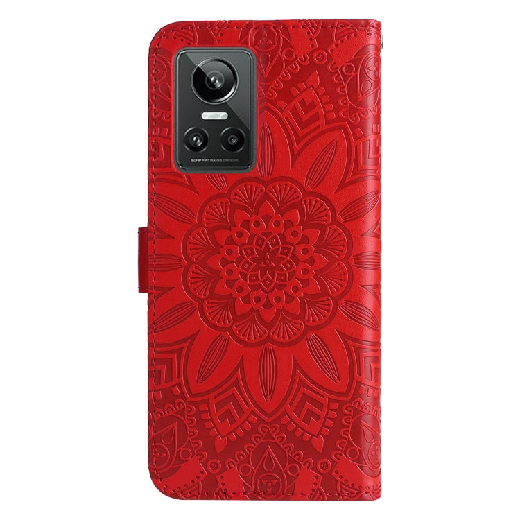 Custodia per telefono in pelle di girasole goffrata, For OPPO Realme GT Neo3, For OPPO Realme 9i / A36 4G / A76 4G, For OPPO Reno7 4G / F21 Pro, For OPPO Reno7 Pro 5G