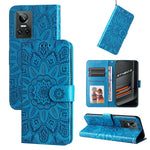 Custodia per telefono in pelle di girasole goffrata, For OPPO Realme GT Neo3, For OPPO Realme 9i / A36 4G / A76 4G, For OPPO Reno7 4G / F21 Pro, For OPPO Reno7 Pro 5G