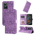 Custodia per telefono in pelle di girasole goffrata, For OPPO Realme GT Neo3, For OPPO Realme 9i / A36 4G / A76 4G, For OPPO Reno7 4G / F21 Pro, For OPPO Reno7 Pro 5G