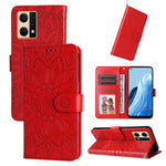 Custodia per telefono in pelle di girasole goffrata, For OPPO Realme GT Neo3, For OPPO Realme 9i / A36 4G / A76 4G, For OPPO Reno7 4G / F21 Pro, For OPPO Reno7 Pro 5G