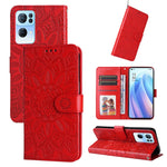 Custodia per telefono in pelle di girasole goffrata, For OPPO Realme GT Neo3, For OPPO Realme 9i / A36 4G / A76 4G, For OPPO Reno7 4G / F21 Pro, For OPPO Reno7 Pro 5G