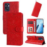 Custodia per telefono in pelle di girasole goffrata, For OPPO Reno7 SE, For OPPO Reno7 Z / OnePlus Nord N20 5G, For OPPO Realme 9 Pro+