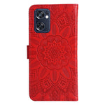 Custodia per telefono in pelle di girasole goffrata, For OPPO Reno7 SE, For OPPO Reno7 Z / OnePlus Nord N20 5G, For OPPO Realme 9 Pro+