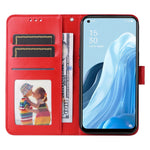Custodia per telefono in pelle di girasole goffrata, For OPPO Reno7 SE, For OPPO Reno7 Z / OnePlus Nord N20 5G, For OPPO Realme 9 Pro+