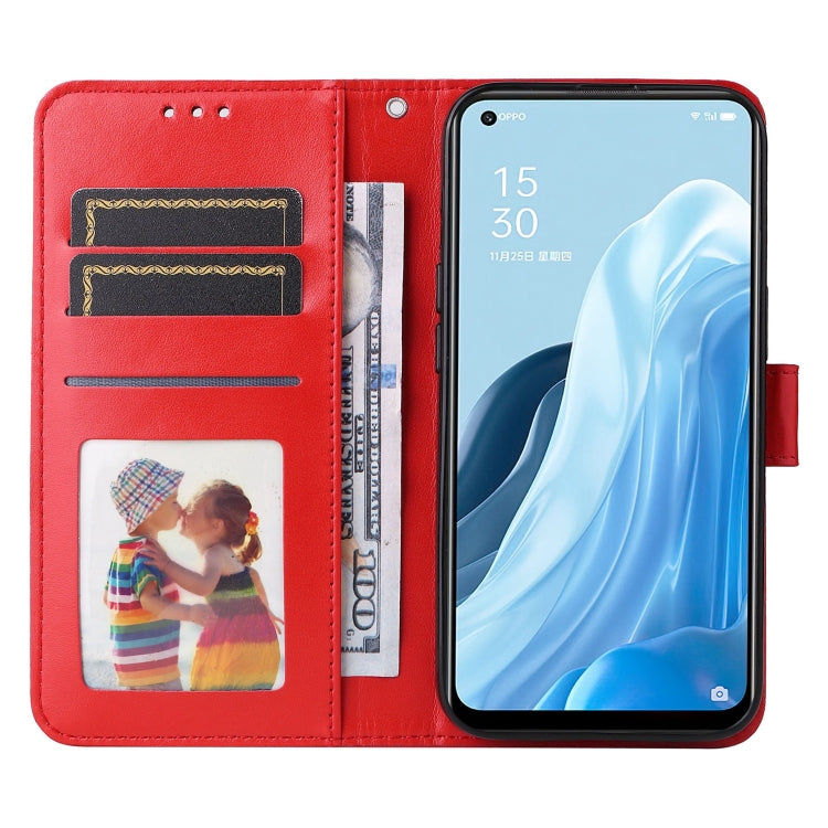 Custodia per telefono in pelle di girasole goffrata, For OPPO Reno7 SE, For OPPO Reno7 Z / OnePlus Nord N20 5G, For OPPO Realme 9 Pro+