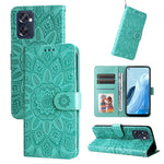 Custodia per telefono in pelle di girasole goffrata, For OPPO Reno7 SE, For OPPO Reno7 Z / OnePlus Nord N20 5G, For OPPO Realme 9 Pro+