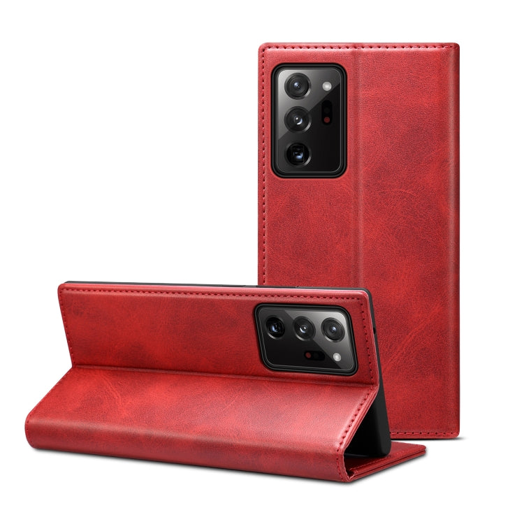 Custodia per telefono in pelle a vibrazione orizzontale con struttura in vitello, For Samsung Galaxy Note20, For Samsung Galaxy Note20 Ultra, For Samsung Galaxy S20, For Samsung Galaxy S20 Ultra, For Samsung Galaxy S20+, For Samsung Galaxy S21         ...