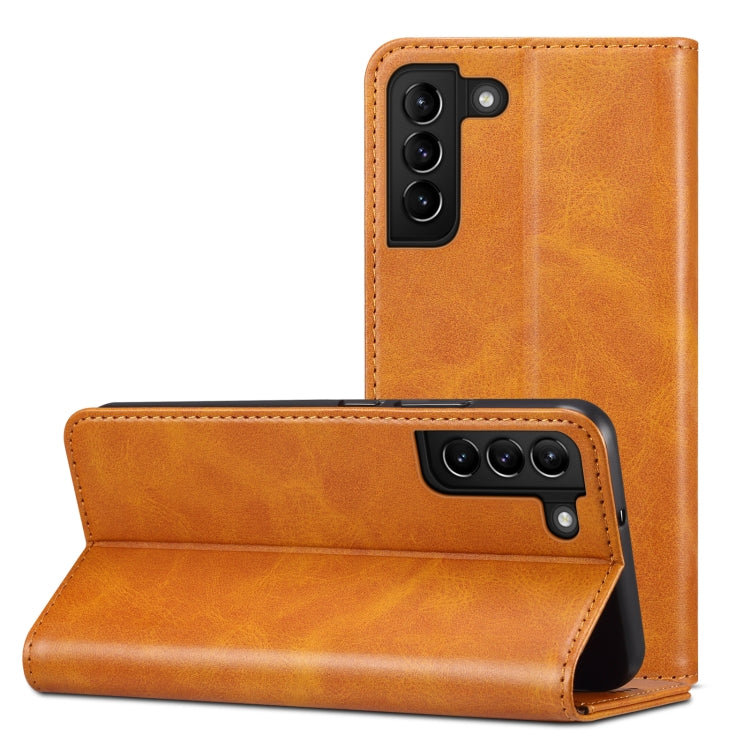 Custodia per telefono in pelle a vibrazione orizzontale con struttura in vitello, For Samsung Galaxy Note20, For Samsung Galaxy Note20 Ultra, For Samsung Galaxy S20, For Samsung Galaxy S20 Ultra, For Samsung Galaxy S20+, For Samsung Galaxy S21         ...