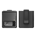 Custodia per telefono antiurto con texture Litchi, For Samsung Galaxy Z Flip3 5G