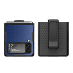 Custodia per telefono antiurto con texture Litchi, For Samsung Galaxy Z Flip3 5G