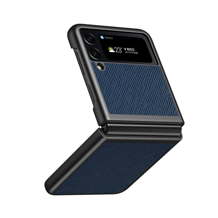 Custodia per telefono protettiva antiurto Cross Texture All Inclusive, For Samsung Galaxy Z Flip4