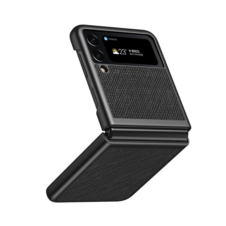 Custodia per telefono protettiva antiurto Cross Texture All Inclusive, For Samsung Galaxy Z Flip4