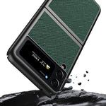 Custodia per telefono protettiva antiurto Cross Texture All Inclusive, For Samsung Galaxy Z Flip4