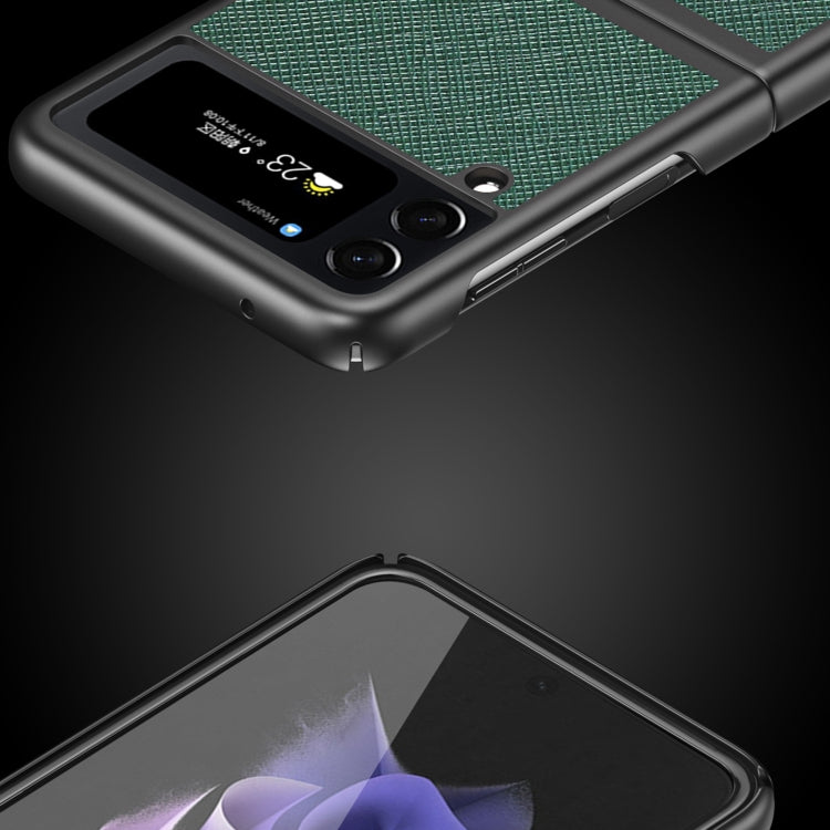 Custodia per telefono protettiva antiurto Cross Texture All Inclusive, For Samsung Galaxy Z Flip4