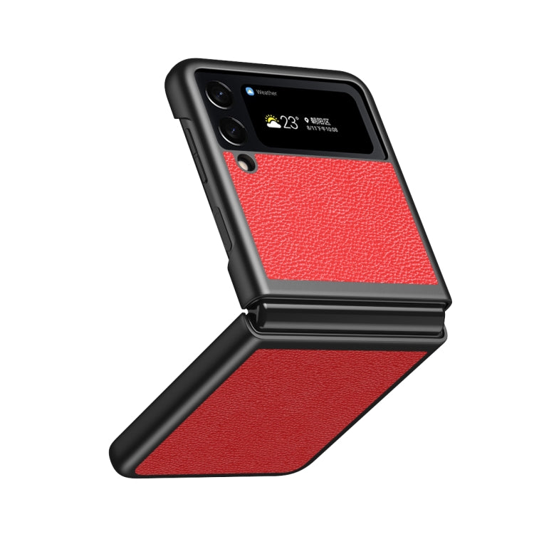 Litchi Texture All Inclusive Custodia protettiva antiurto per telefono, For Samsung Galaxy Z Flip4