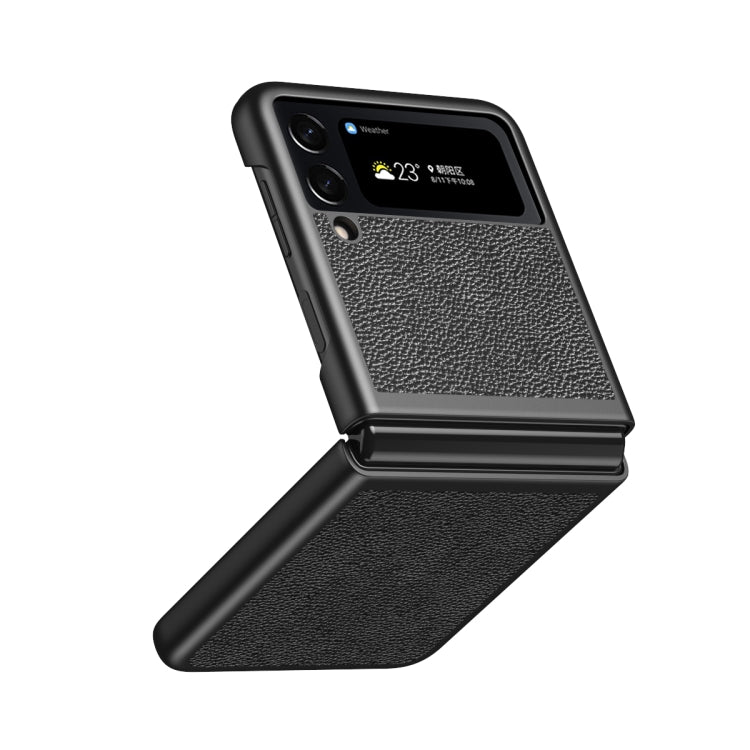 Litchi Texture All Inclusive Custodia protettiva antiurto per telefono, For Samsung Galaxy Z Flip4
