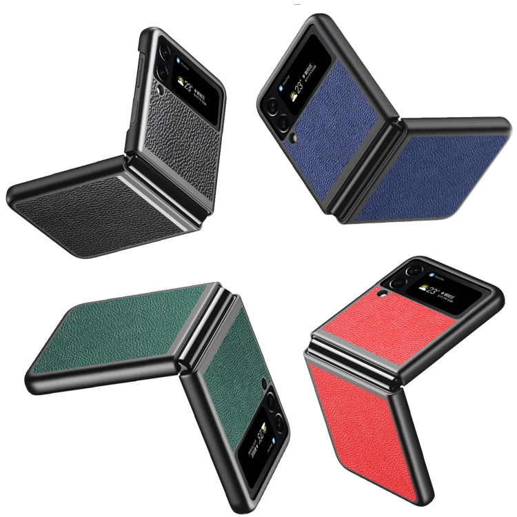 Litchi Texture All Inclusive Custodia protettiva antiurto per telefono, For Samsung Galaxy Z Flip4