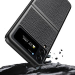 Litchi Texture All Inclusive Custodia protettiva antiurto per telefono, For Samsung Galaxy Z Flip4