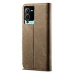 Custodia in pelle flip orizzontale in stile casual con texture denim, For vivo S15 Pro, For vivo S15, For Huawei Nova 10 4G, For Xiaomi Poco C40 Global, For Xiaomi 12S Ultra, For Xiaomi M4 5G