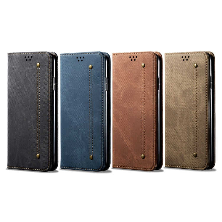 Custodia in pelle flip orizzontale in stile casual con texture denim, For vivo S15 Pro, For vivo S15, For Huawei Nova 10 4G, For Xiaomi Poco C40 Global, For Xiaomi 12S Ultra, For Xiaomi M4 5G