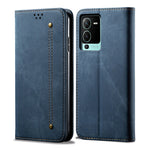 Custodia in pelle flip orizzontale in stile casual con texture denim, For vivo S15 Pro, For vivo S15, For Huawei Nova 10 4G, For Xiaomi Poco C40 Global, For Xiaomi 12S Ultra, For Xiaomi M4 5G